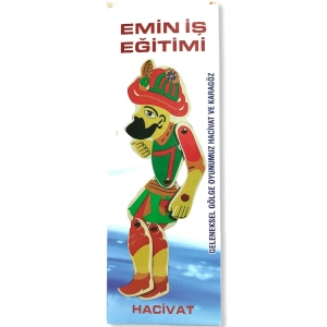 EMİN İŞ EĞİTİM 1370 AHŞAP HACİVAT KARAGÖZ OYUNU