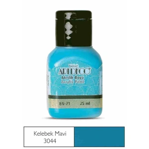 ARTDECO AKRİLİK BOYA 25 ML. KELEBEK MAVİ  070A-3044