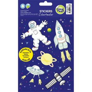 CREA KARANLIKTA PARLAYAN STICKER - UZAY 1363