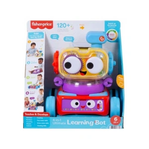 FISHER-PRICE 4Ü 1 ARADA EĞLENCELİ ROBOT (TÜRKÇE-İNGİLİZCE) MTL-HCK43