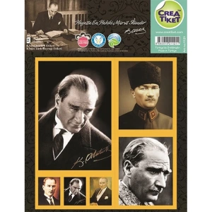 CREA ETİKET  - ATATÜRK & BAYRAK 1121