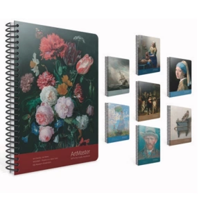 GIPTA ART MASTER 19X26 SPİRALLİ KARTON KAPAK 100 YP ÇİZGİSİZ DEFTER