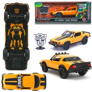 SİMBA JADA 3115010 TRANSFORMES 1:24 CHEVROLET CAMARO BUMBLEBEE DIE CAST METAL ARABA 8+