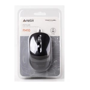 A4 TECH FSTYLER FM-10 OPTİK USB 1600DPI 1.5MT KABLOLU MOUSE GRİ