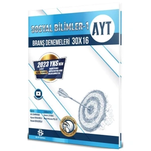 BİLGİ SARMAL YKS AYT SOSYAL BİLİMLER-1  30x16 BRANŞ DENEMELERİ - 2023