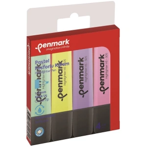 PENMARK HS-505-4P 4 RENK PASTEL FOSFORLU KALEM SETİ
