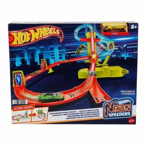 MATTEL HPC07 HOT WHEELS NEON YARIŞLAR ÇOKLU YARIŞ HEYACANI PİST OYUN SETİ