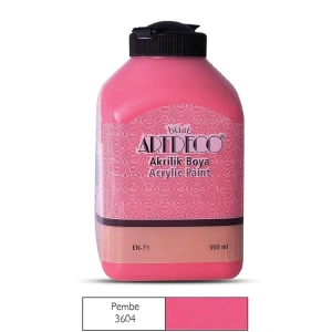 ARTDECO AKRİLİK BOYA 500 ML.PEMBE