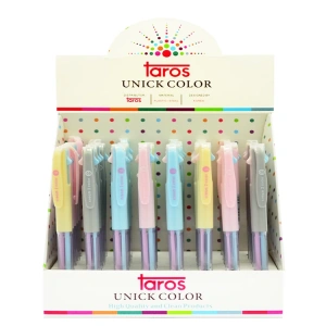 TAROS 1554 UNİCK COLOR CREAM 2 RENK TÜKENMEZ KALEM