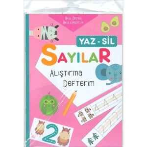 SAYILAR YAZ-SİL ALIŞTIRMA DEFTERİM