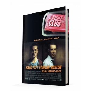DEFFTER FİLM AFİŞLERİ / FIGHT CLUB SERT KAPAK A5 ÇİZGİLİ DEFTER 96 YP.