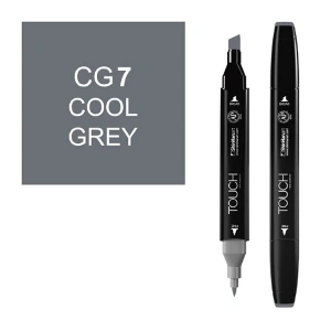 TOUCH TWIN CG-7 ÇİFT UÇLU MARKER COOL GREY
