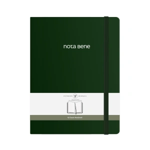 VICTORIAS JOURNALS NOTE BENE 9214 CLASSIC NOTEBOOK SERT KAPAK 19x25cm 70gr.320 YP. ÇİZGİLİ DEFTER YEŞİL