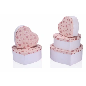 GIPTA SPARKLE PINK KALP HEDİYE KUTUSU BX6801 C 215x220x95