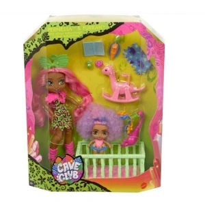 MATTEL CAVE CLUB BEBEKLERİ FERNESSA VE FURRAH WILD BEBEK BAKICISI OYUN SETİ MTL-GNL92