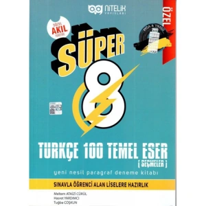 NİTELİK 8. SINIF YENİ NESİL SÜPER TÜRKÇE 100 TEMEL ESER PARAGRAF