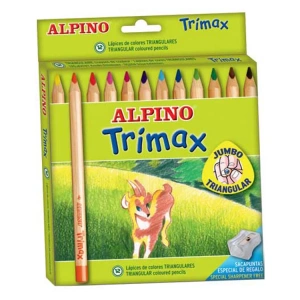 ALPİNO TRİMAX JUMBO KURU BOYA 12Lİ