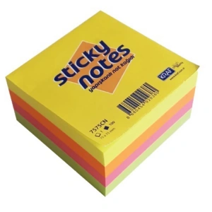 KRAF 7676CN YAPIŞKANLI NOT KAĞIDI KÜP 75X75 400yp.NEON