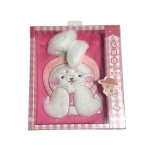 ZIZU ZL-7073 PVC KUTULU PELUŞ NOT DEFTERİ