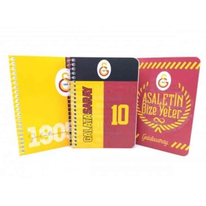 GALATASARAY 461947 SPİRALLİ BLOKNOT KARTON KAPAK A6 80YP. ÇİZGİLİ