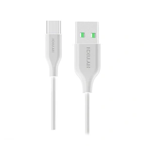 HYTECH HY-X103 1m 2A TYPE- C  DATA BEYAZ ŞARJ KABLOSU