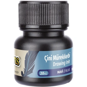 BRONS BR-318 ÇİNİ  MÜREKKEBİ MAVİ 20cc