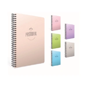 GIPTA PASTORAL SPİRALLİ PP.KAPAK A4 200YP. KARELİ DEFTER