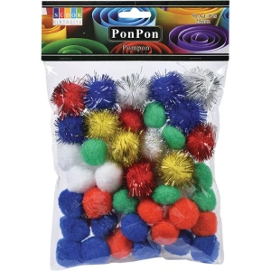 SÜDOR SS24 PONPON METALİK + NORMAL RENKLER 25mm 50 Lİ