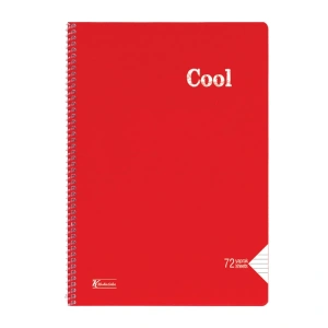 KESKİN COOL PP KAPAK SPİRALLİ DEFTER A4 72 YP. ÇİZGİLİ