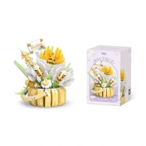 VAGONLIFE PANLOS YKO P1089 ÇİÇEK BUKETİ 517 PARÇA BLOCK OYUNCAK 6+