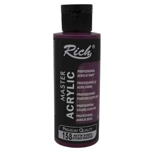 RİCH AKR-120-158 AKRİLİK BOYA 120 CC ANTİK BORDO