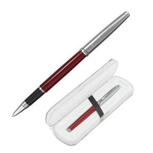 SCRIKSS 800K ROLLER KALEM KIRMIZI YARI KROM KRİSTAL KUTU