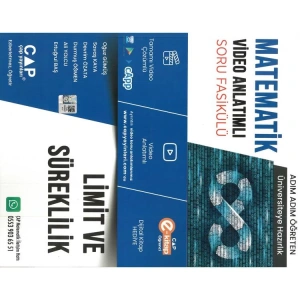 ÇAP YAYINLARI ÜNİVERSİTEYE HAZIRLIK MATEMATİK LİMİT VE SÜREKLİLİK KONU ANLATIMLI SORU BANKASI