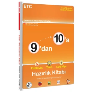 TONGUÇ 9DAN 10A EDEBİYAT TARİH COĞRAFYA HAZIRLIK KİTABI