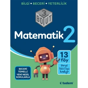 TUDEM 2. SINIF MATEMATİK 3 BOYUT