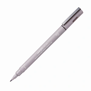 UNİ DRAWING PEN PINBR-200 FIRÇA UÇLU KALEM AÇIK GRİ