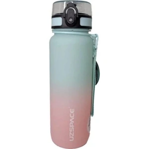 UZSPACE 3053-6  TRITAN SOFT TOUCH MATARA PİPETSİZ 800 ML GRADIENT RENK MINT- PINK