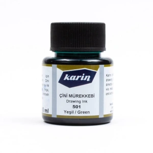 KARİN ÇİNİ MÜREKKEBİ YEŞİL 501 45ml.