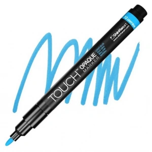TOUCH OPAQUE SU BAZLI MARKER KALEM 0.8-1.3mm - FINE PACK LIGHT BLUE 12 - SH8613003-2006