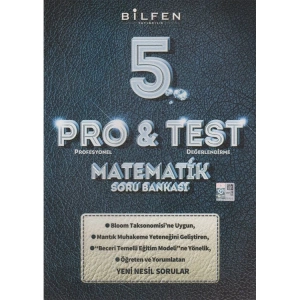 BİLFEN BİLTEST 5. SINIF PRO& TEST MATEMATİK SORU BANKASI