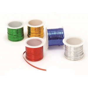 PUTİ RENKLİ METALİK İP -15M