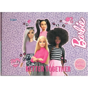 GIPTA BARBIE SPİRALLİ RESİM DEFTERİ 15YP. 24x35