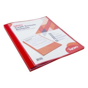 NOKI SUNUM DOSYASI CEPLİ 20Lİ KIRMIZI