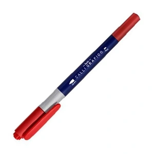 DONG-A  FIRÇA UÇ ÇİFT TARAFLI KALİGRAFİ KALEMİ KIRMIZI NO:13