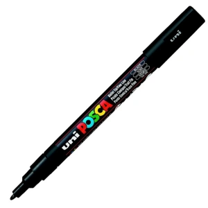UNİ POSCA SU BAZLI POSTER MARKER 0.9-1.3 SİYAH PC-3M