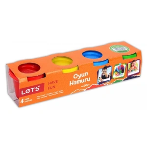 LETS KÜÇÜK BOY OYUN HAMURU 4 RENK L8240