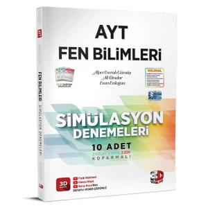 3D TYT FEN BİLİMLERİ SİMÜLASYON 10LU DENEMELERİ - 2023
