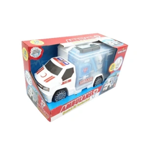 KING TOYS  MRT-66 AMBULANS ARACI ÇANTALI İLK YARDIM SETİ 10 PARÇA 3+