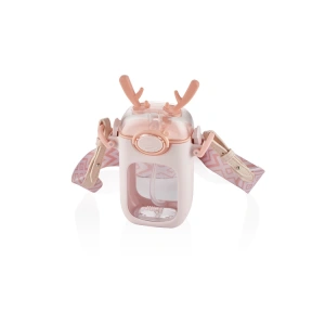 VAGONLİFE DILLER PİPETLİ MATARA  T-4014 400ML PEMBE