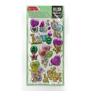 TANEX TNX-26009 BALON PUFFY ETİKET SERİ 9 - 1 ADET